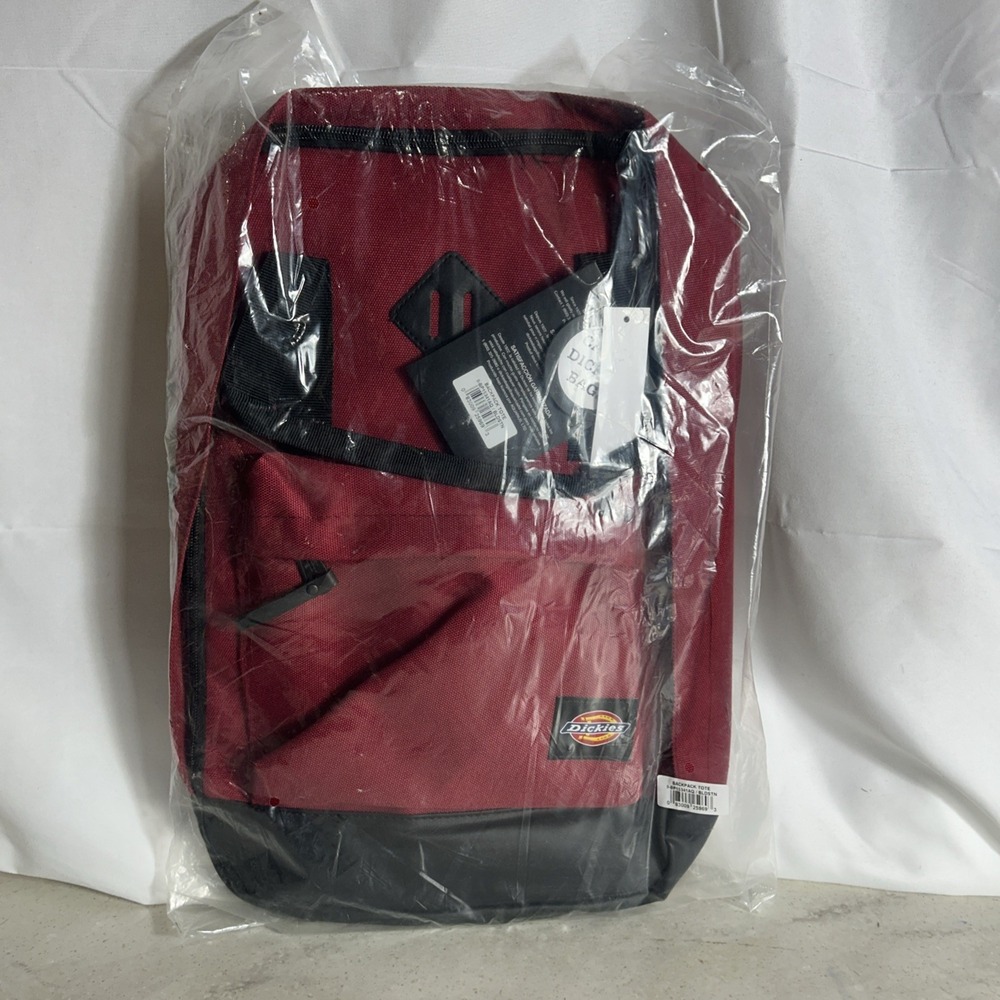 NWT Dickies Backpack BROOKLYN HYBRID BRAND NEW Tote Bloodstone RED BAG